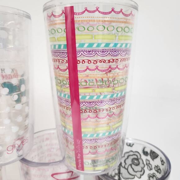 Lot of 5 Tervis for Thirty One 16oz  American made insulted Tumbler cups no lids - Picture 12 of 13